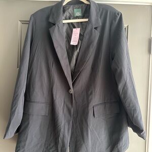 Wild Fable Black Oversized Blazer